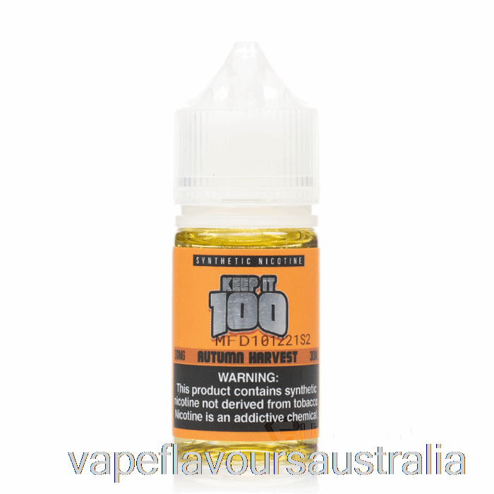 Vape Flavours Australia Autumn Harvest Salts - Keep It 100 E-Liquid - 30mL 50mg